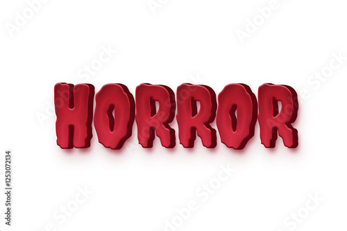 Horror 3d text effect