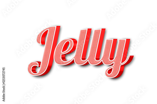 Jelly 3d text effect