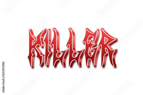 Killer 3d text effect