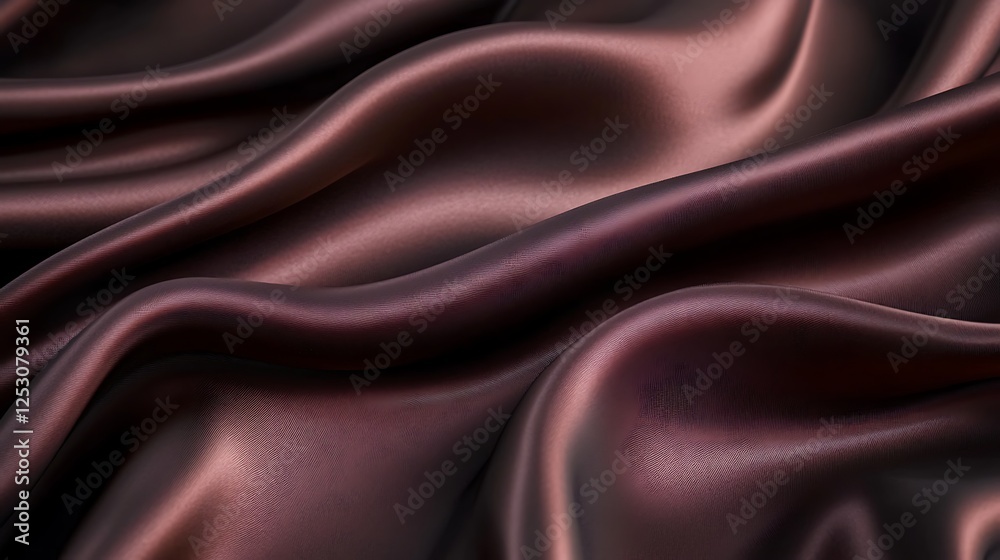 Fototapeta premium A dark fabric with red light shining background