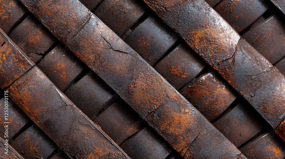 oxidized iron with intricate rust patterns oxidized iron with intricate rust patterns