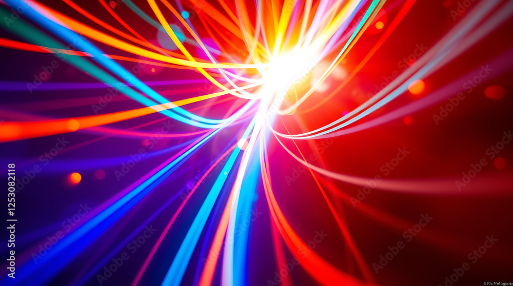 Fototapeta premium abstract background with lights