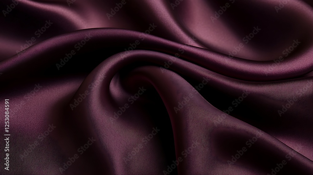Fototapeta premium A dark fabric with red light shining background