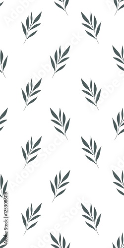 seamless pattern with leaves