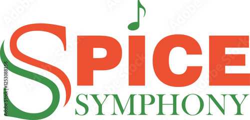 spice symphony logo design