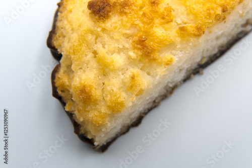 Obraz na płótnie Coconut cake, sweet delicacy, food.
w salonie
