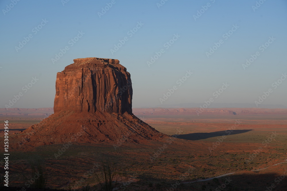 Monument Valley at Sunset with Long Shadows
Monument Valley at Sunset with Long Shadows
