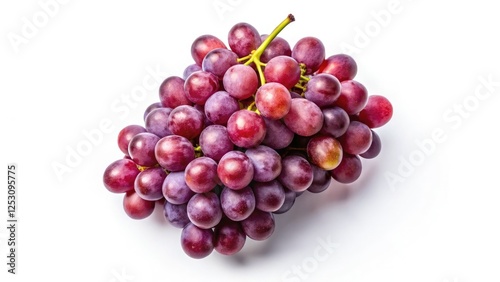 Wallpaper Mural Overhead shot: pristine white backdrop showcases a single, elegant grape. Minimalist fruit photography. Torontodigital.ca