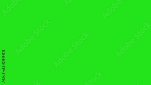 A video animation loop element effect cartoon electric on green screen background