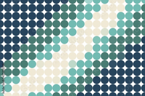 High-quality abstract blue navy and teal green dot mosaic with precise geometric arrangement. Modern digital background concept