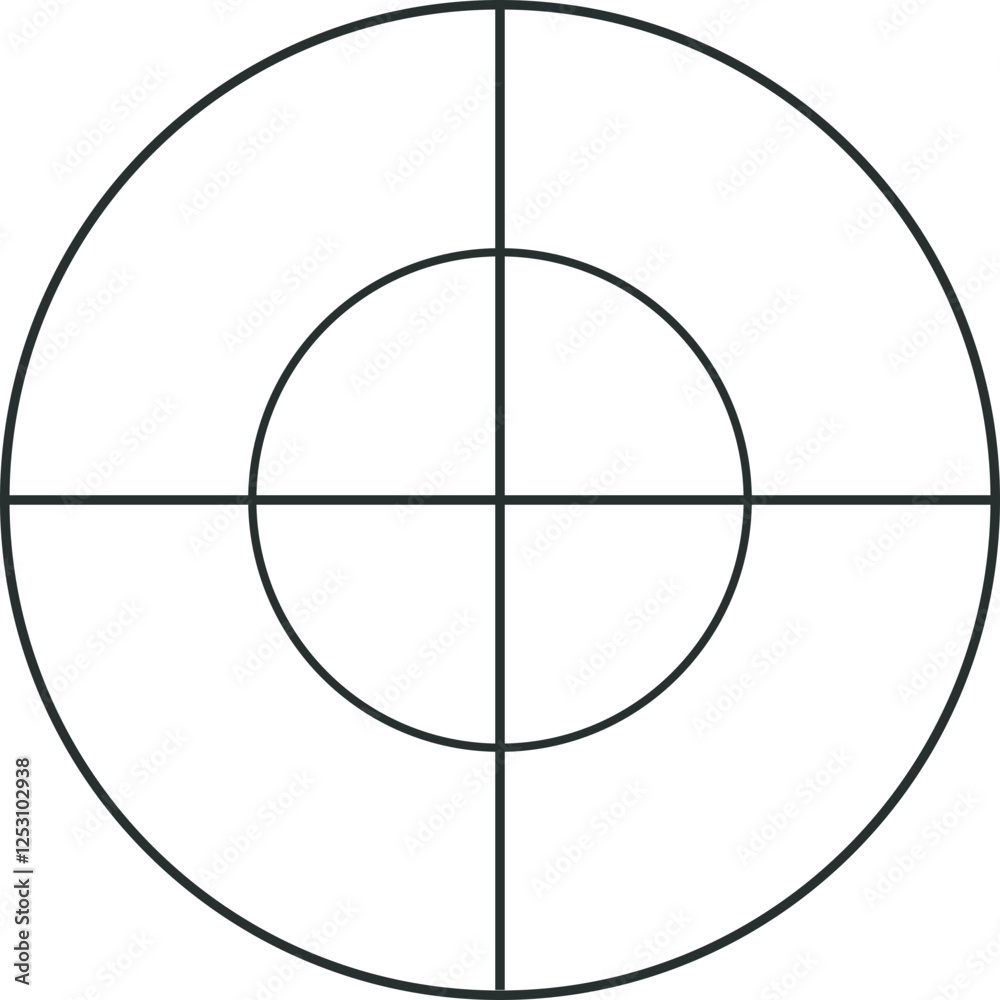 crosshairs isolated on white background crosshairs isolated on white background