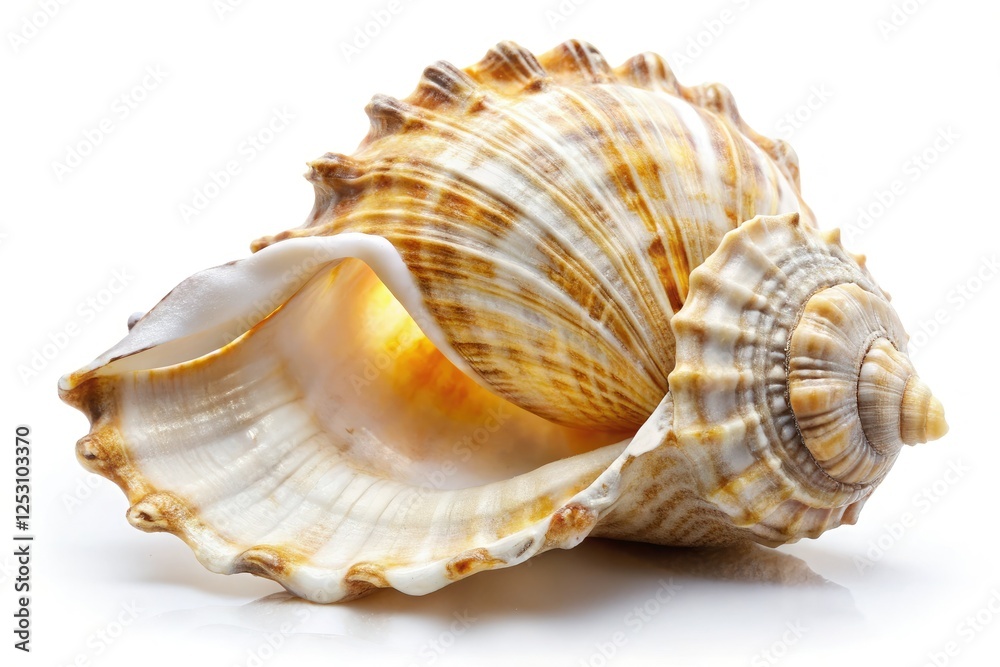 Time-worn seashell, fragmented, stark white backdrop, soft focus; a long exposure reveals its aged beauty. Time-worn seashell, fragmented, stark white backdrop, soft focus; a long exposure reveals its aged beauty.