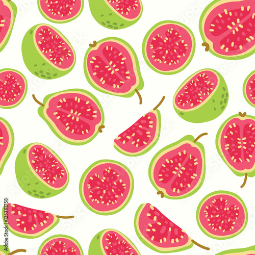 Modern abstract vector design with seamless Fruits pattern and unique textures, ideal for fabric, stationery, and home decor.