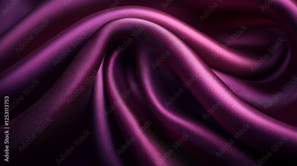 Fototapeta premium A dark fabric with red light shining background