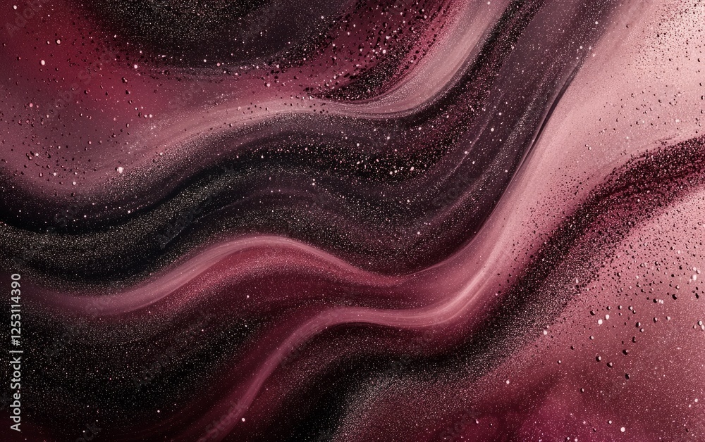 Obraz premium Sepia grainy gradient background with abstract dark noise texture