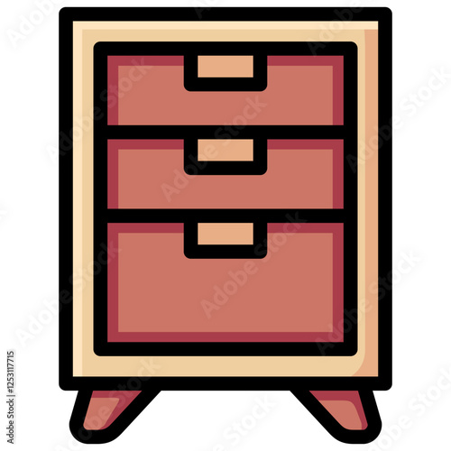 bedside table icon