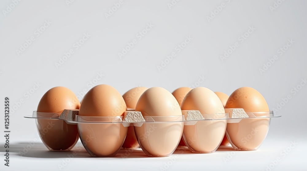 Eggs in Carton Fresh Natural Food Cooking Preparation Ingredient Eggs in Carton Fresh Natural Food Cooking Preparation Ingredient