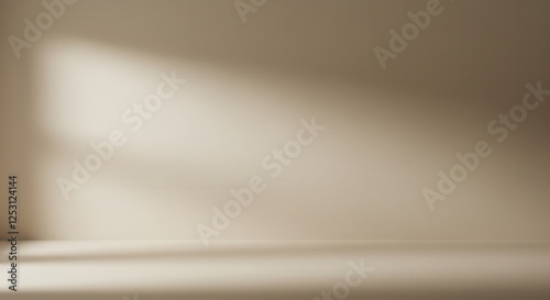 Wallpaper Mural Soft natural light illuminating a minimalist interior space with neutral tones and shadows Torontodigital.ca