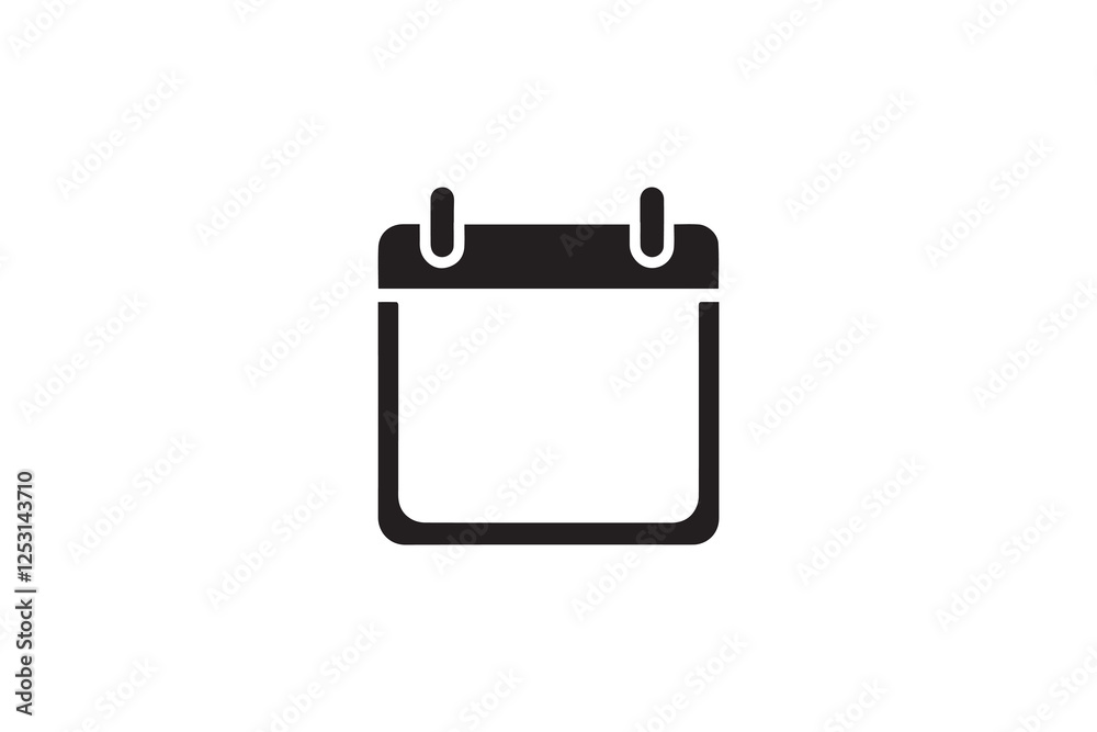 agenda icon vector silhouette isolated in white background agenda icon vector silhouette isolated in white background