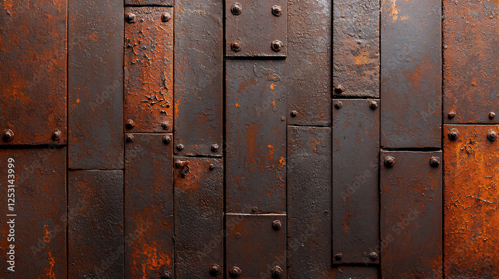 Fototapeta premium rough rusted metal surface