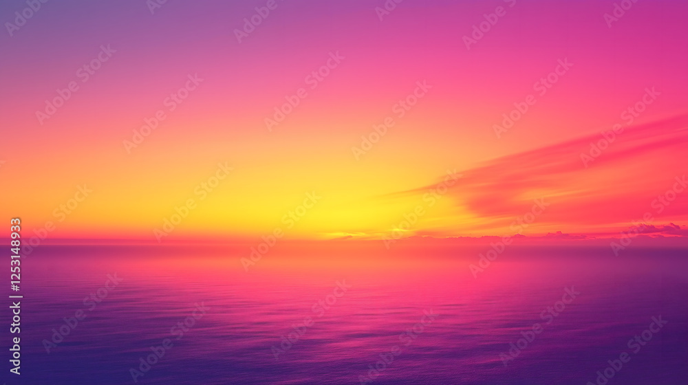 Serene Ocean Sunset Serene Ocean Sunset