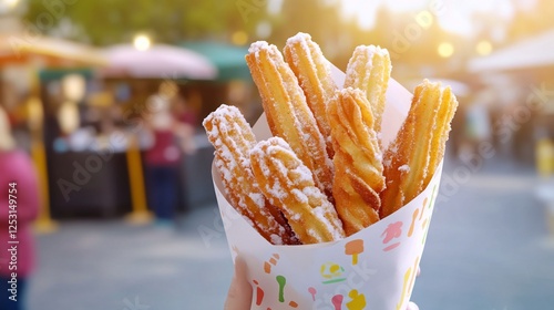 Churros at outdoor market