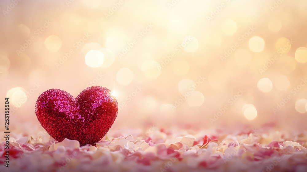 Beautiful and elegant surreal Valentine's Day card in pink, red and gold tones with soft white and lilac accents. Dreamy and warm romantic background. Greetings and romantic gifts. Beautiful and elegant surreal Valentine's Day card in pink, red and gold tones with soft white and lilac accents. Dreamy and warm romantic background. Greetings and romantic gifts.