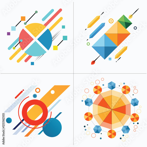 Abstract Geometric Design for creatives