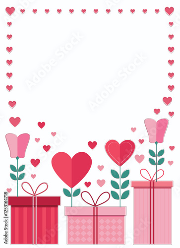 Valentine's day  Greeting  Card Design