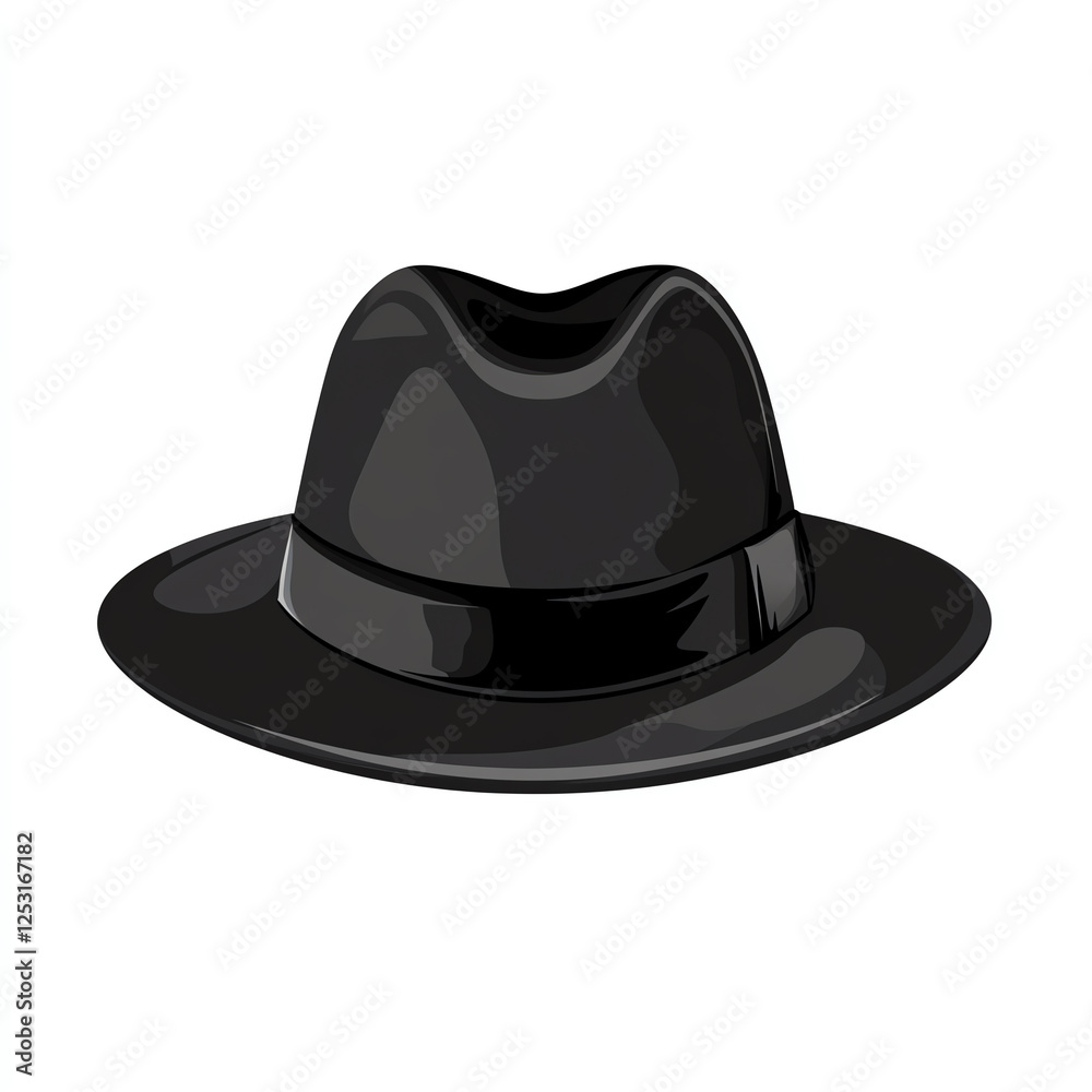 A stylish black hat, perfect accessory for any outfit. Its sleek design adds a touch of elegance and sophistication, suitable for various occasions and fashion styles. A stylish black hat, perfect accessory for any outfit. Its sleek design adds a touch of elegance and sophistication, suitable for various occasions and fashion styles.