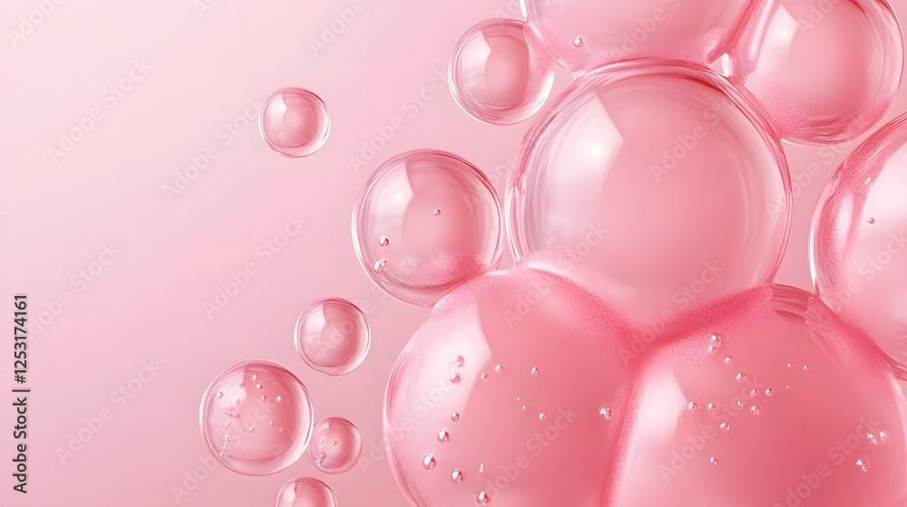 Mesmerizing bubbles in pastel pink hues reflecting ethereal luminescence creating a surreal and captivating visual experience The transparent glossy spheres appear to float in a dreamlike Mesmerizing bubbles in pastel pink hues reflecting ethereal luminescence creating a surreal and captivating visual experience The transparent glossy spheres appear to float in a dreamlike