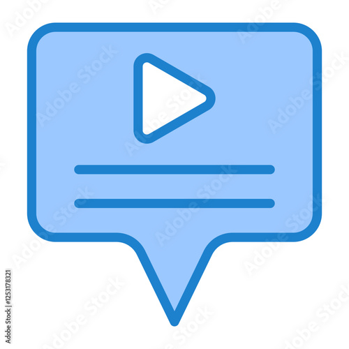 Video Captioning Ai Icon