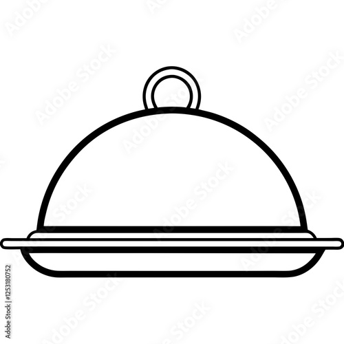 Modern Line Art Serving Tray Concepts
