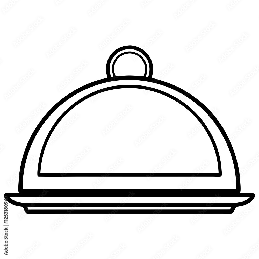 Modern Line Art Serving Tray Concepts