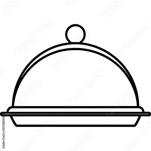 Modern Line Art Serving Tray Concepts