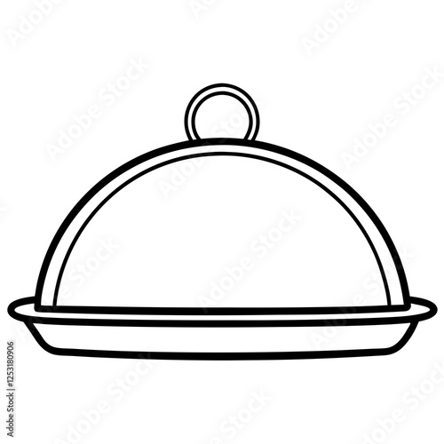 Modern Line Art Serving Tray Concepts