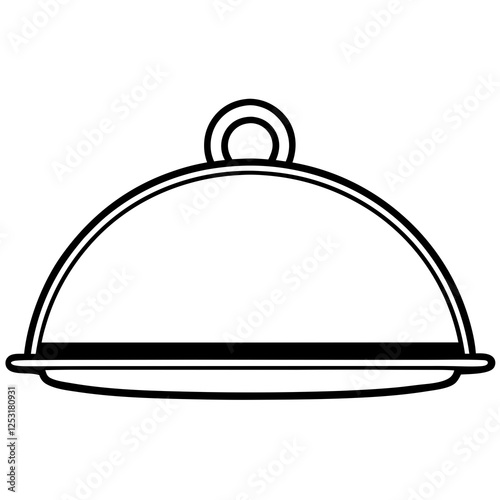 Modern Line Art Serving Tray Concepts