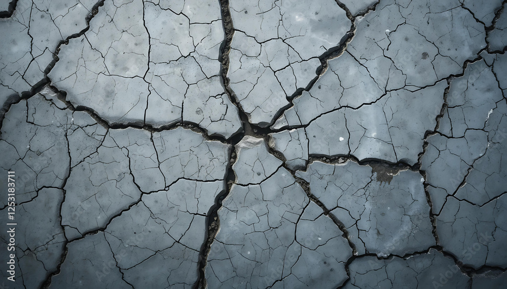 Obraz premium dry cracked ground