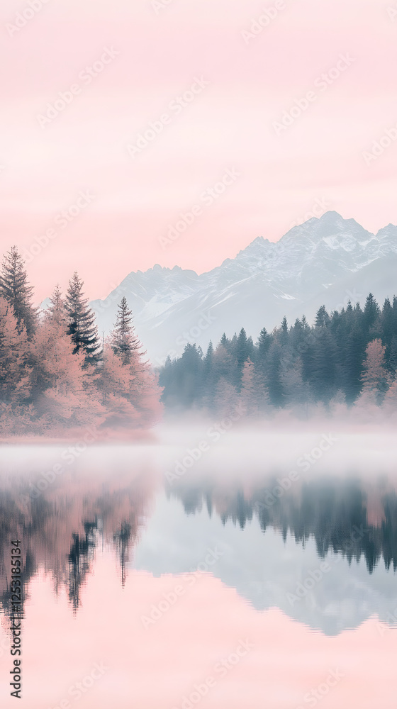 Fototapeta Photograph of the Grand Teton mountains at a British Columbia
