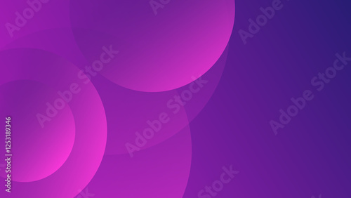 Abstract pink and blue gradient purple shapes overly background design