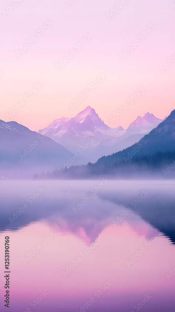 Photograph of the Grand Teton mountains at a British Columbia
