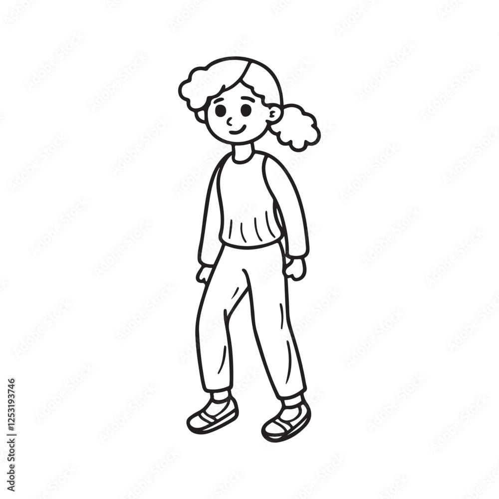 Cozy Coloring page, Line art, Bold and easy image, coloring sheet isolated vector illustration Cozy Coloring page, Line art, Bold and easy image, coloring sheet isolated vector illustration