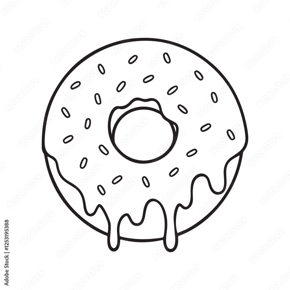 Cozy Coloring page, Line art, Bold and easy image, coloring sheet isolated vector illustration Cozy Coloring page, Line art, Bold and easy image, coloring sheet isolated vector illustration