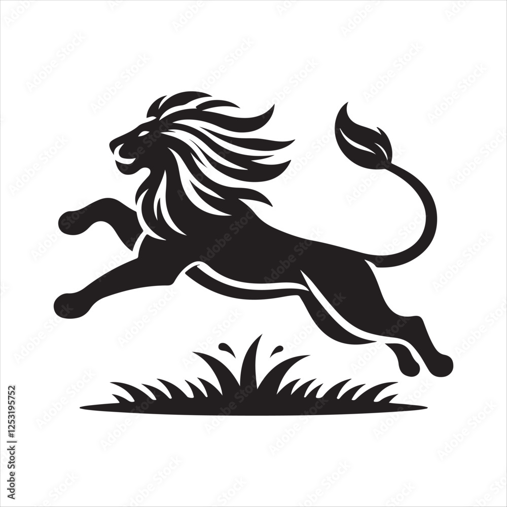 Fototapeta premium lion vector illustration
