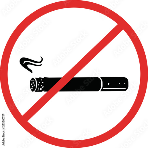 The best of No Smoking icon vector, illustration logo template in trendy style. Suitable for many purposes