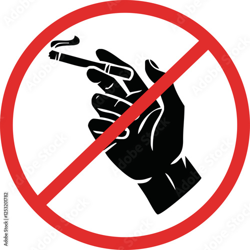 The best of No Smoking icon vector, illustration logo template in trendy style. Suitable for many purposes