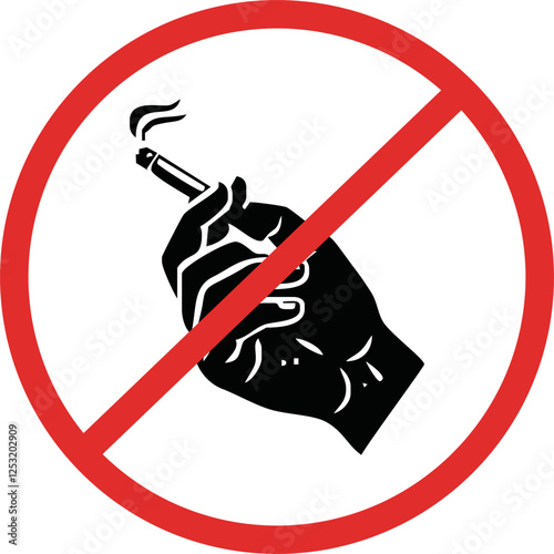 The best of No Smoking icon vector, illustration logo template in trendy style. Suitable for many purposes