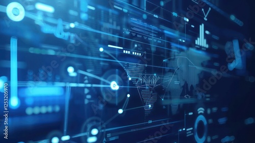 Global data visualization on a digital interface