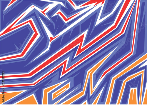Abstract Background Sport Racing. Line sticker Stripes