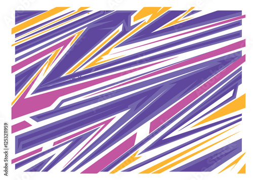 Abstract Background Sport Racing. Line sticker Stripes